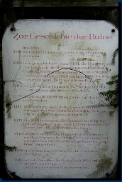 Die Geschichte der Burg in Kurzform