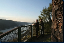 Anne und Ortwin geniessen die geniale Aussicht