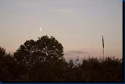 Der Mond über der Burg Hammerstein