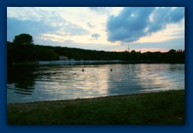 Abendstimmung über dem See