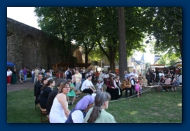 Der gut besuchte Markt