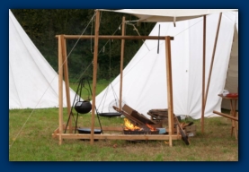 Die Feuerstelle des Bruchenbanners