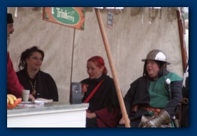 Lagebesprechung beim Kaffee