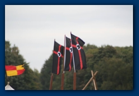 Die wehenden Flaggen der Veytaler